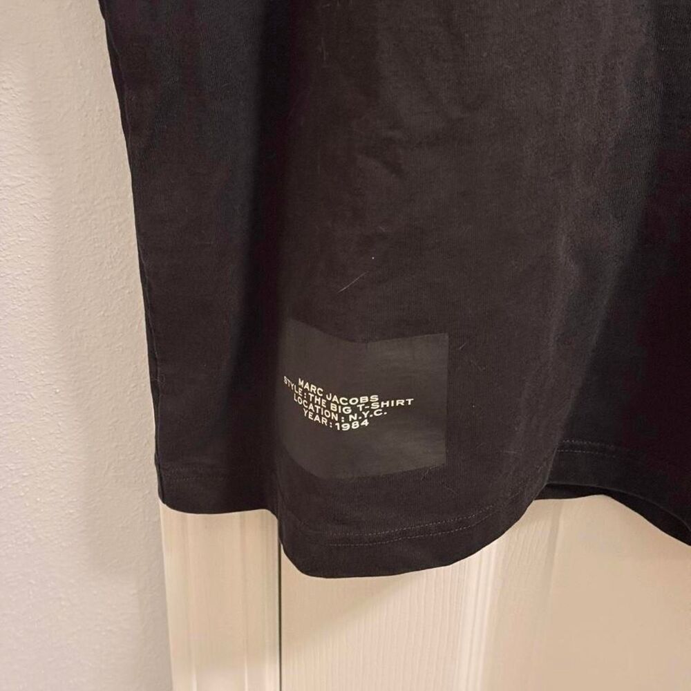 (2021) Marc Jacobs The Big T-Shirt - Black - O/S View 6